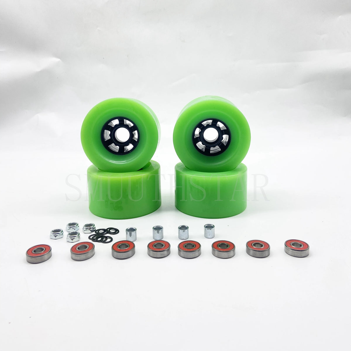 New Arrival 83A 90mm 83mm electric skateboard wheels or Longboard Wheels With Bearings Black Orange Green Color PU Wheels