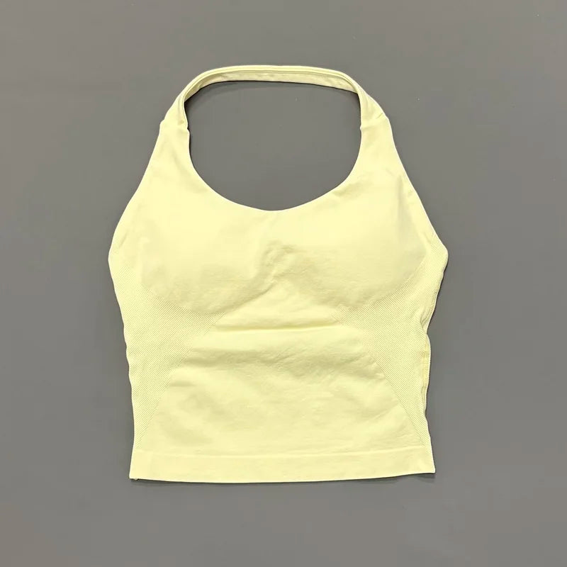 Women's Halter-Neck Sports Tank Top
