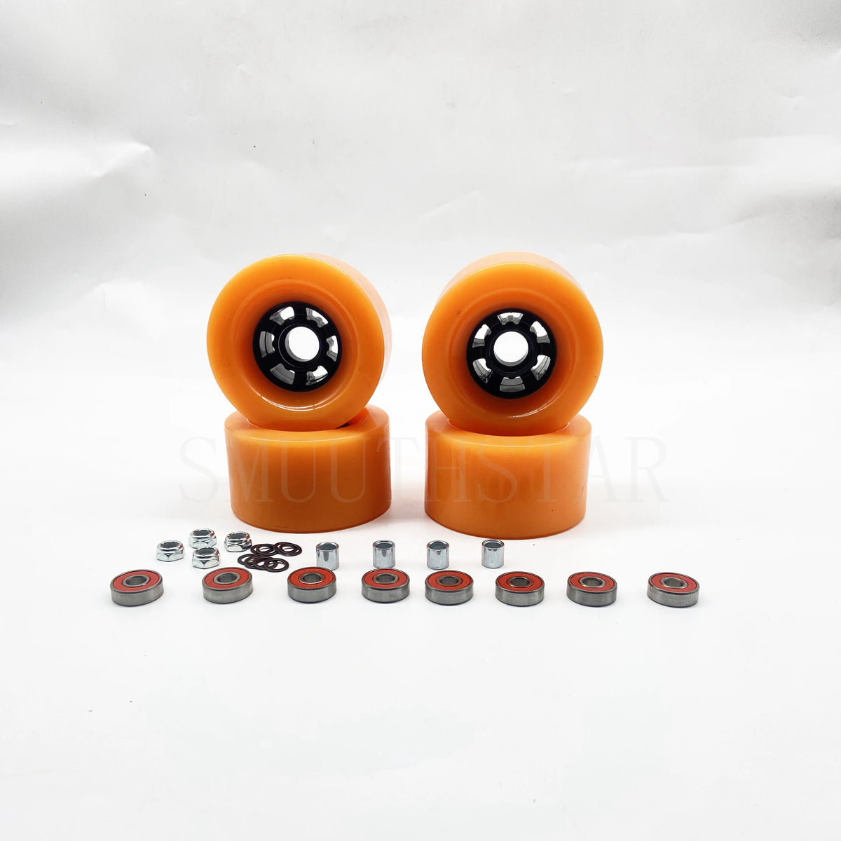 New Arrival 83A 90mm 83mm electric skateboard wheels or Longboard Wheels With Bearings Black Orange Green Color PU Wheels