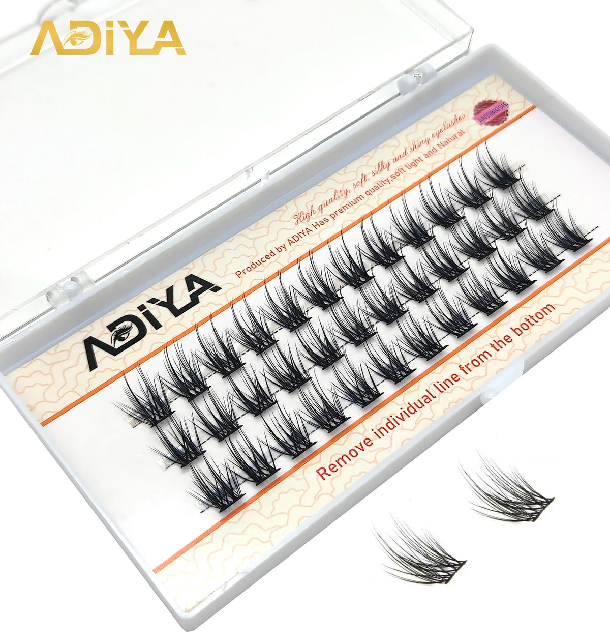 DIY Cluster Lashes for Personal Makeup Wide Stem C D DD Curl Eyelash Extension Segmented False Eyelashes Individual Natural Lash