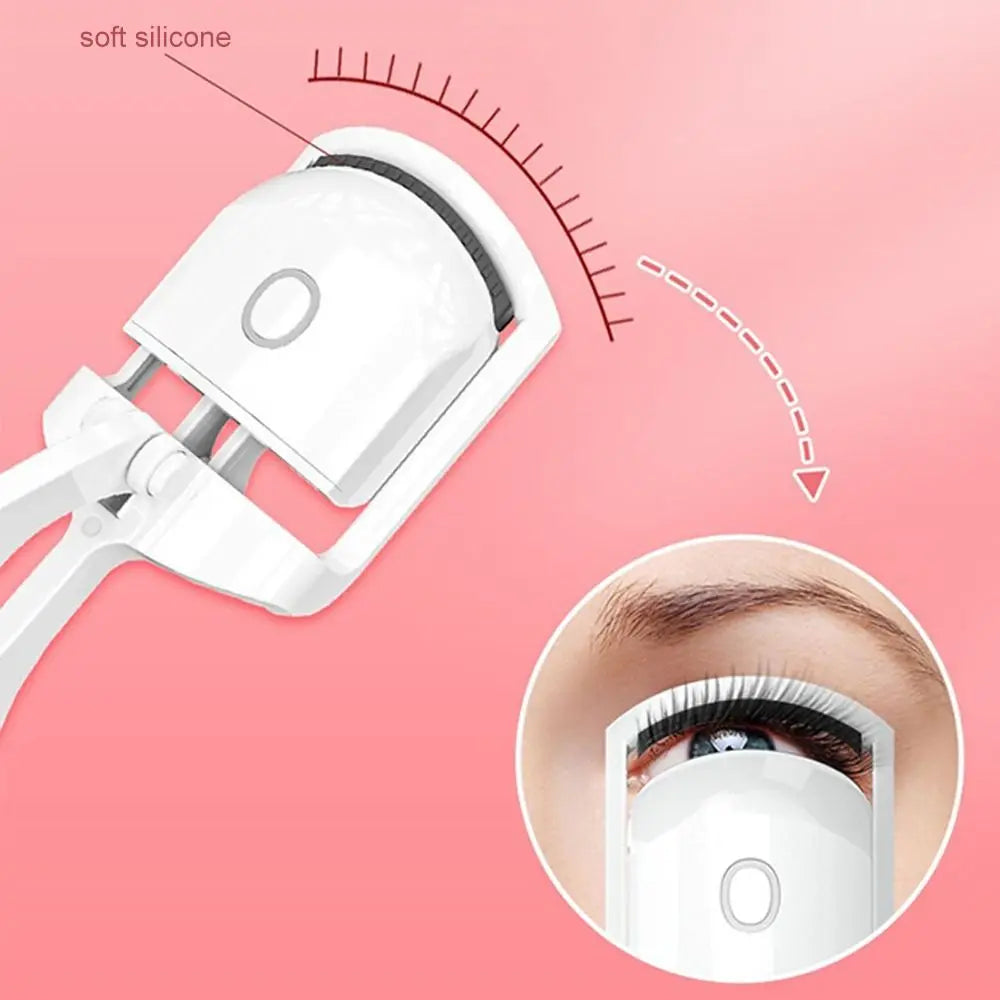 Lash Perm Electric Eyelash Curler Temperature Control Electric Eyelashes Clip ABS Long-Lasting Curl Beauty Eye Instrument