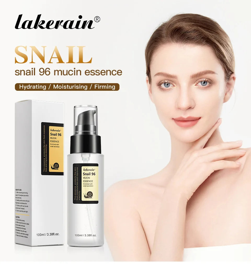 Snail  Serum 96% Power Repairing Essence Lift Firm Anti-aging Fade Fine Lines Acne Treatment Facial Sensitive Whitening 100ml