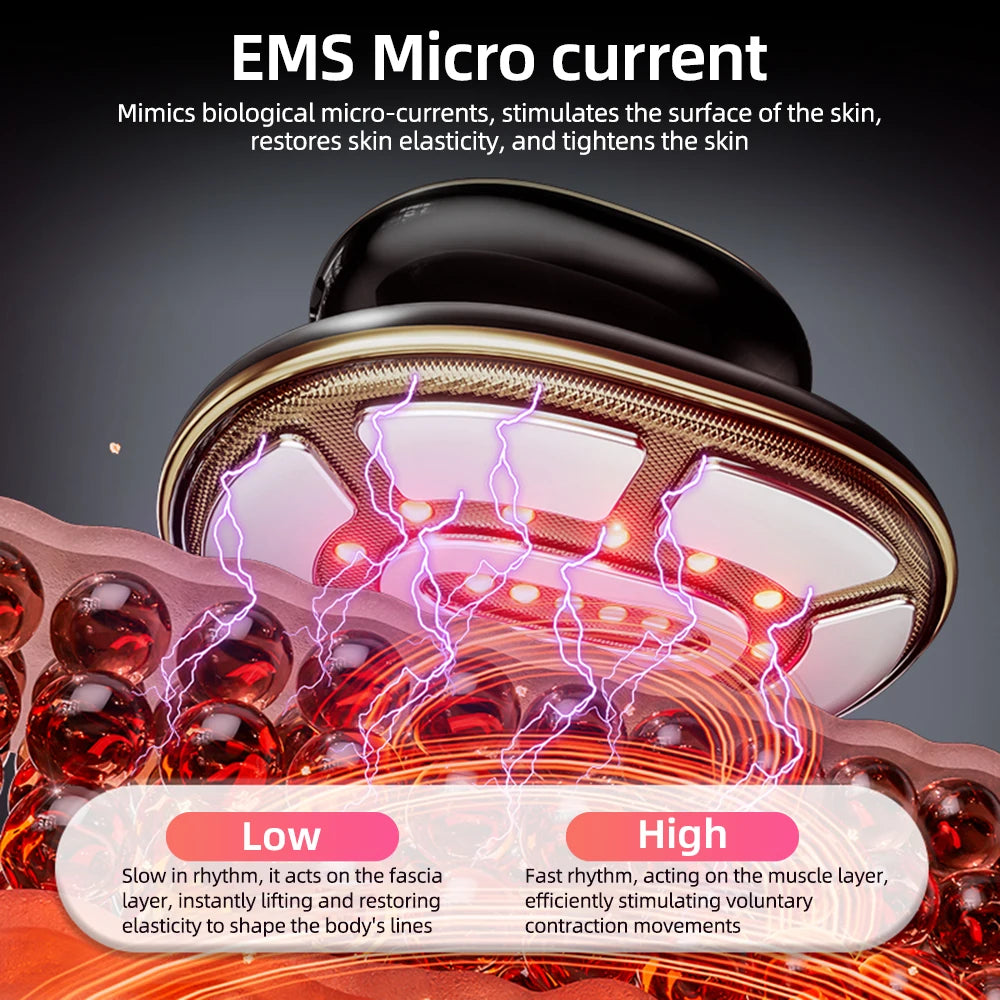4 in 1 Electric Body Slimming Massager Cellulite Remover EMS RF Radio Frequency Body Sculpting Machine Weight Loss Cordless