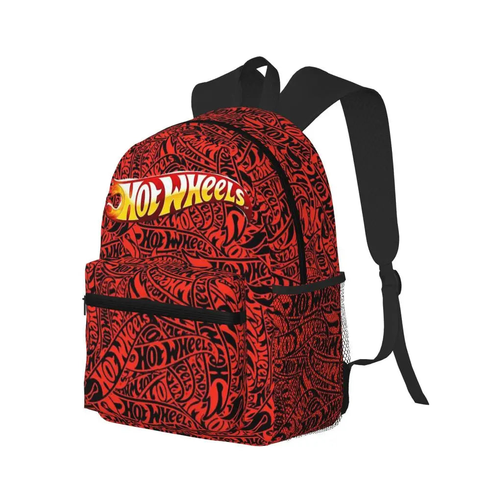 Hot Wheels Race Student Backpack School Bag Hiking Travel Daypack for Men Women Bookbag Shoulder Bags