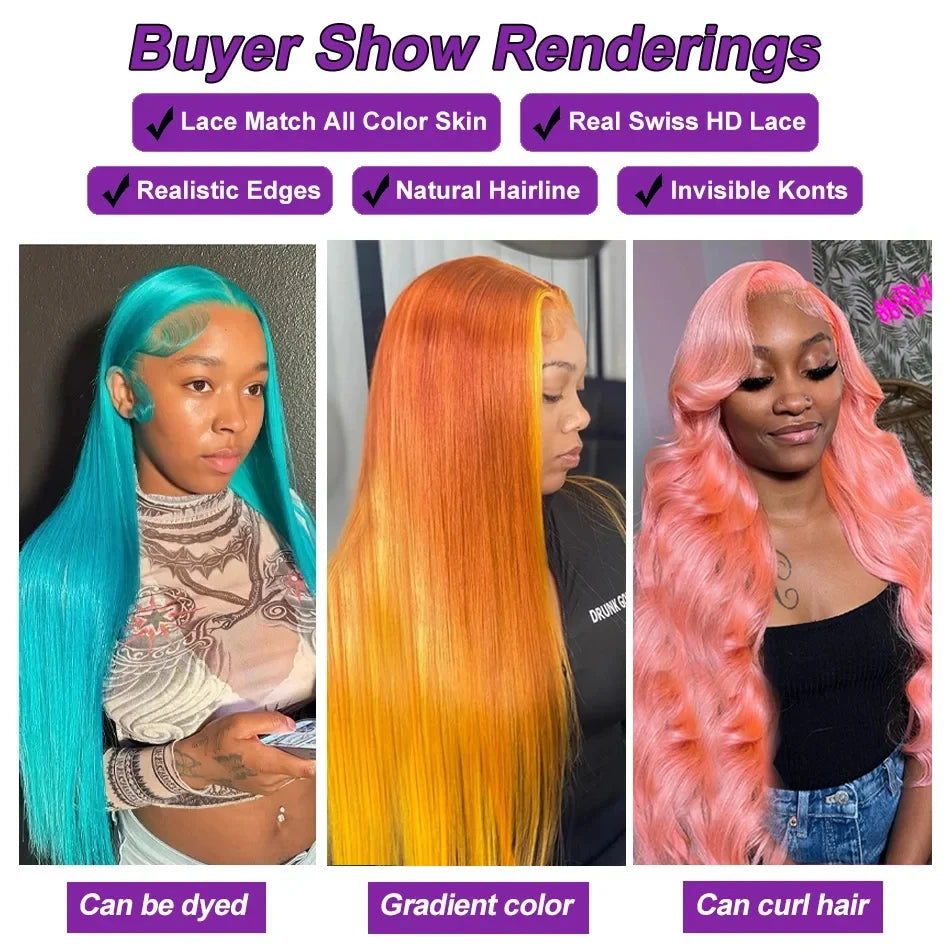 250 Density 30 40 Inch 613 Honey Blonde 13x4 Lace Front Human Hair Wigs Bone Straight 13x6 HD 13x6 Lace Frontal Human Hair