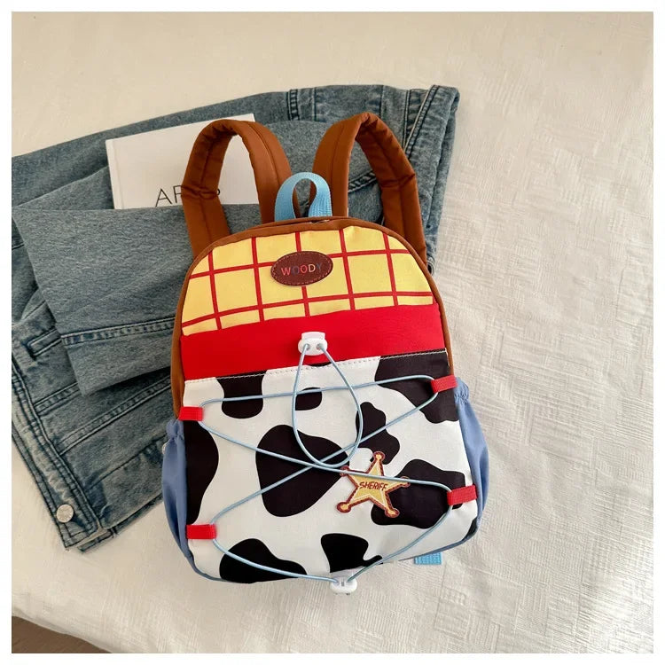 Cartoon Fashionable and Casual Women's Backpack Cute Cow Print Backpack Soft and Durable Fabric Backpack Suitable for Daily Use