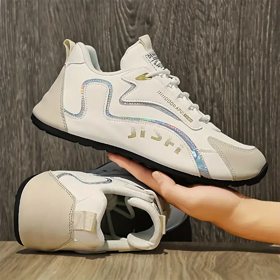 Men's Low Cut Fashion Casual Sports Sneakers Wear Resistant Non-slip Outsole Comfort Breathable Daily Jogging Street Walking