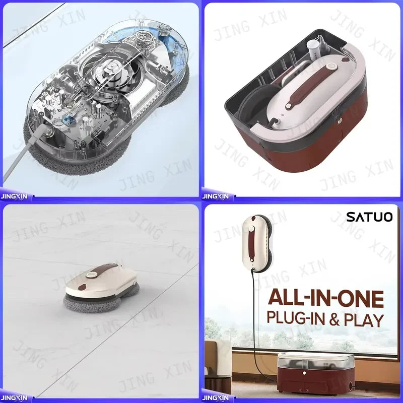for Home Appliance Cleaning Machine Fully Automatic Electric Window Cleaning Robot Cleaner Smart Glass Washing Device