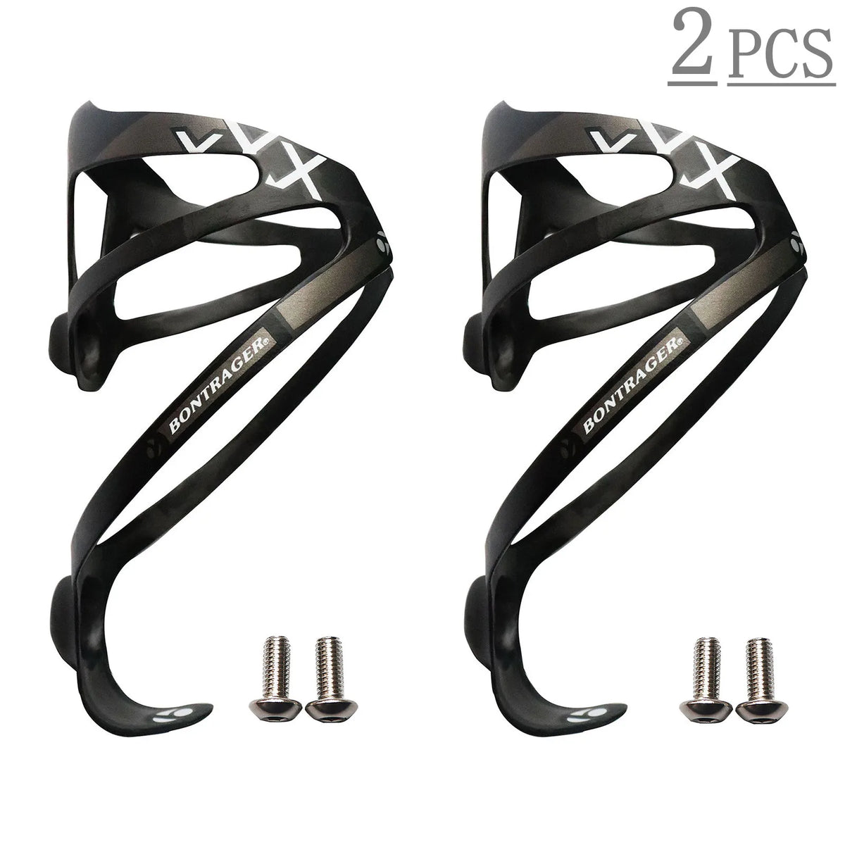 2Pcs Full Carbon Fiber Bicycle Water Bottle Cage MTB Road Bike Bottle Holder Ultra Light Cycle Equipment Matte/Glossy 4 Colors 1