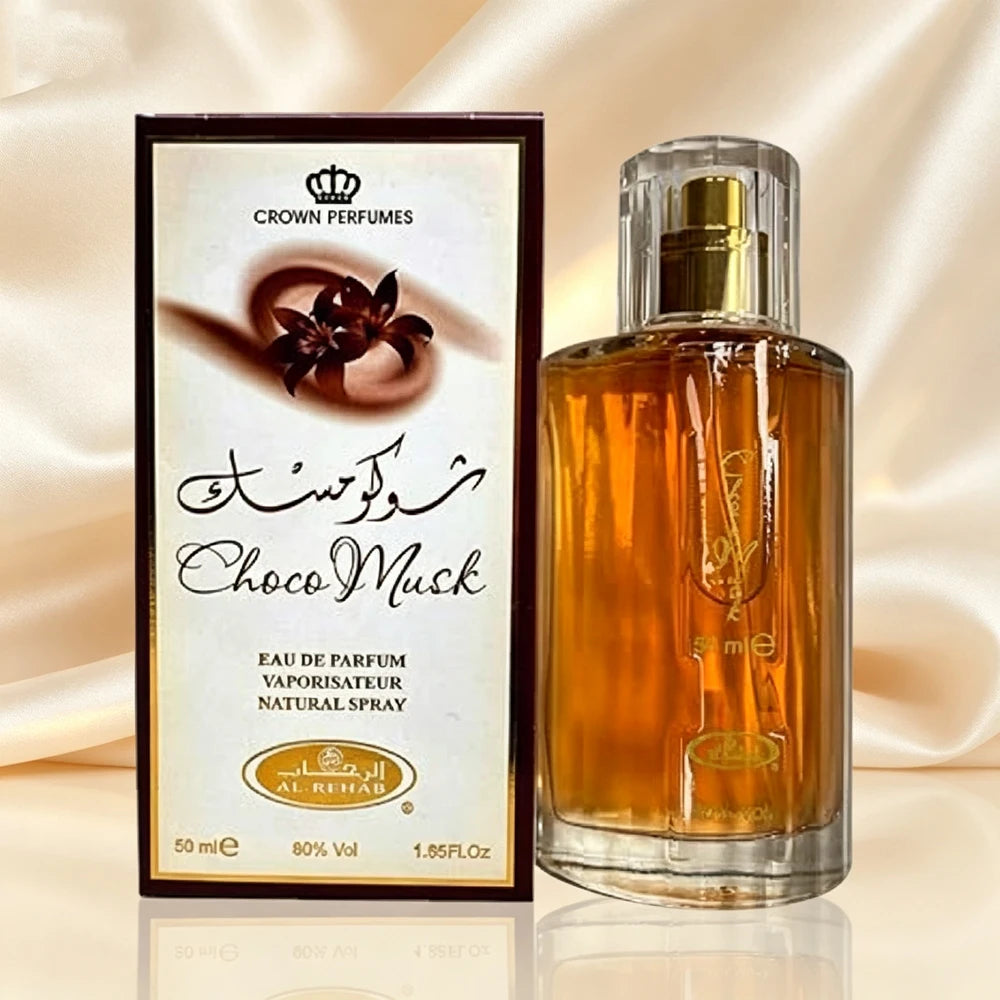 Perfume Choco Musk Unisex Luxury Parfum Arabian Dubai Cologne Rose & Vanilla Notes Saudi Fragrance for Men And Women