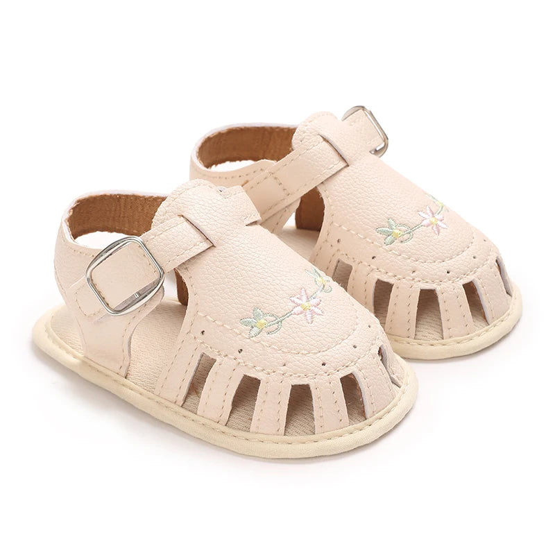 Infant Baby Boys Girls Sandals Summer Baby Wedding Dress Flat Shoes Newborn Crib Shoes First Walkers Prewalkers Shoes ﻿ ﻿