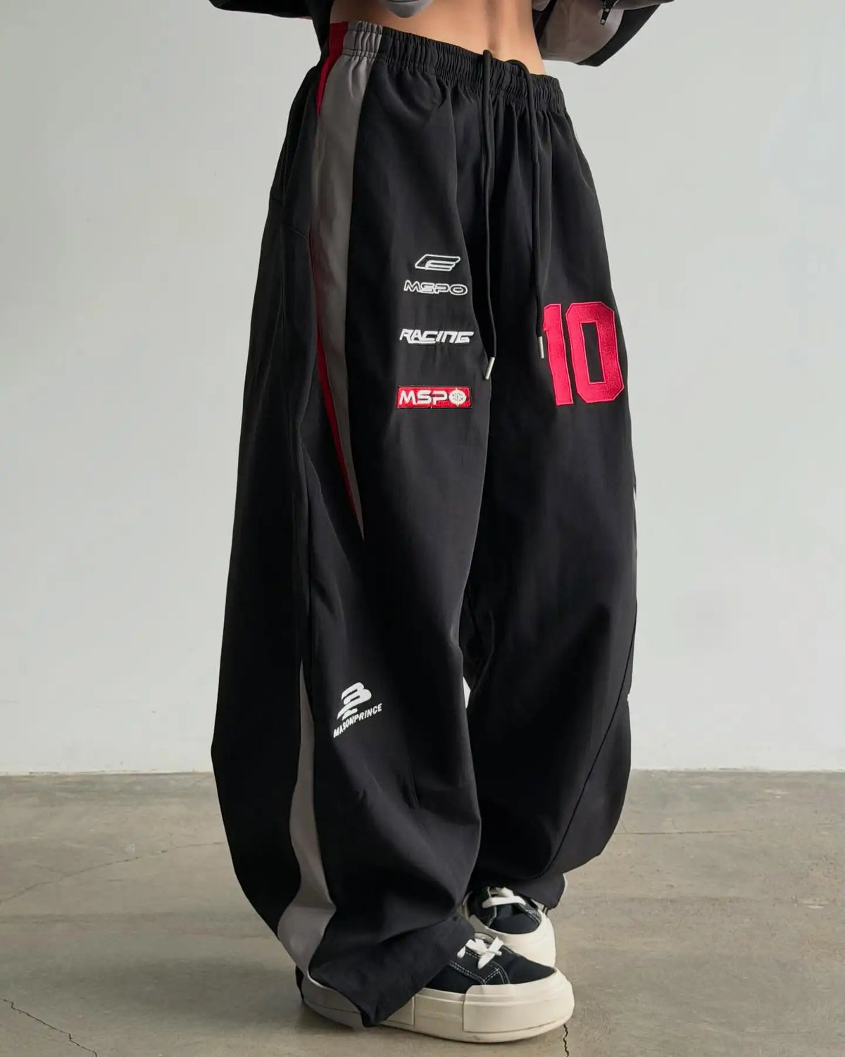 Vintage Motorcycle Clothing Men Women Street Bomber Sports Jacket Hip Hop American Letter Embroidery Jogging Pants 2-piece Set