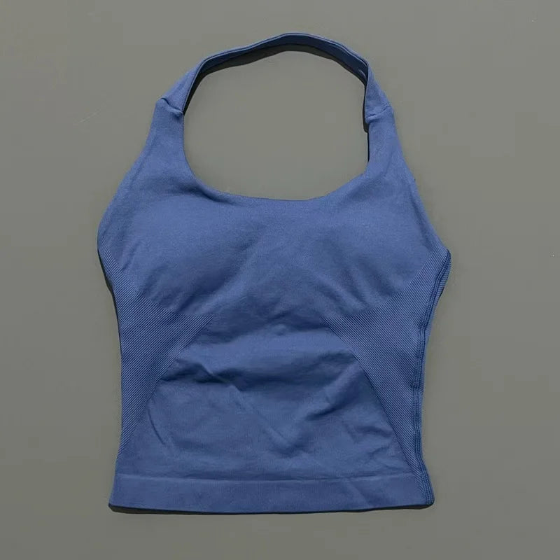 Women's Halter-Neck Sports Tank Top