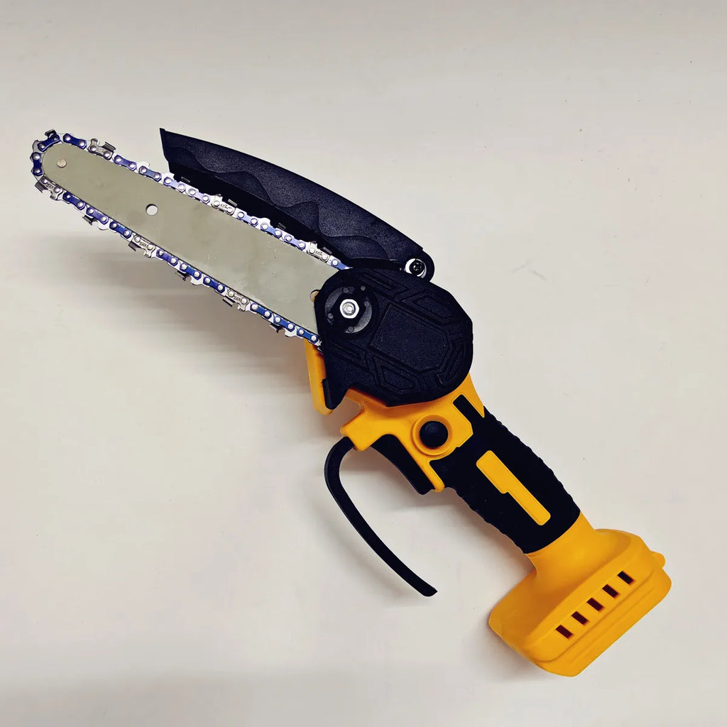 Fit For DeWALT 18V 20V Battery Cordless Chainsaw Mini Electric Chain Saw 6 Inch Woodworking Garden Logging Power Tools