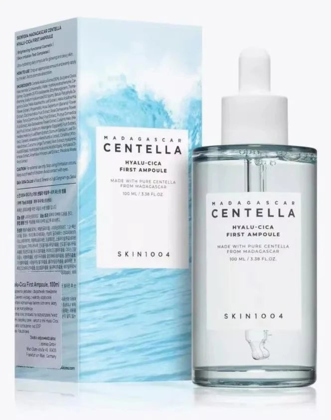 Hot SKIN1004 Madagascar Centella Hyalu-Cica Watery Serum 100ml Lightweight Non-greasy Pore Care Deep Moisture Skincare Skin Type