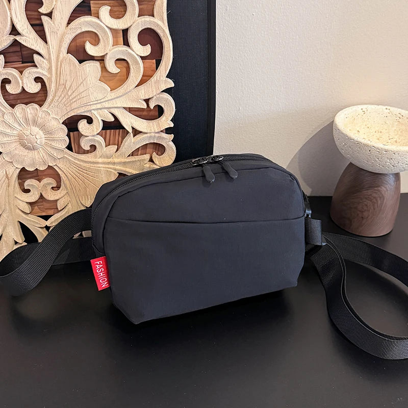 New Nylon Chest Bags Banana Bag For Women Sling Crossbody Waist Pack Unisex Waist Bag Casual Fanny Packs High Quality Belt Bag