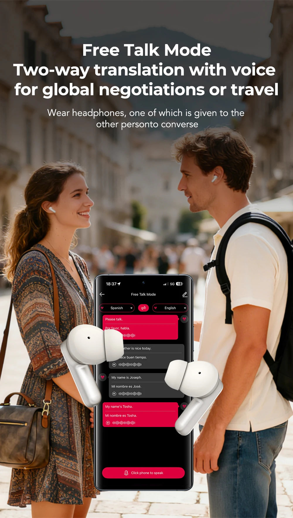 MINISO MS106 Bluetooth Earphone TWS Wireless Headphones Long Battery Life Sports Earphones Noise Reduction Comfortable Earbud