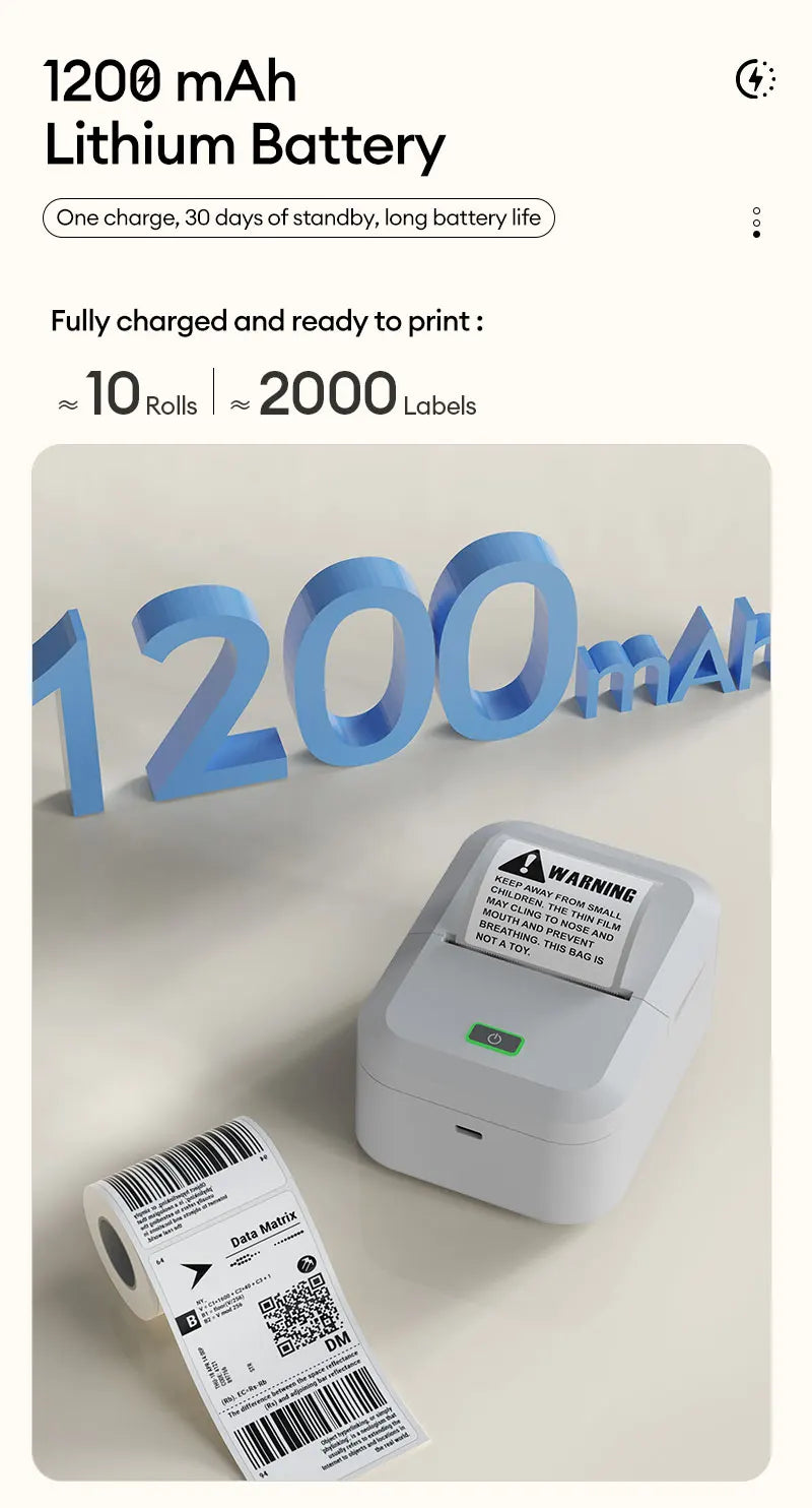 Marklife X2 Portable Bluetooth Thermal Label Printer