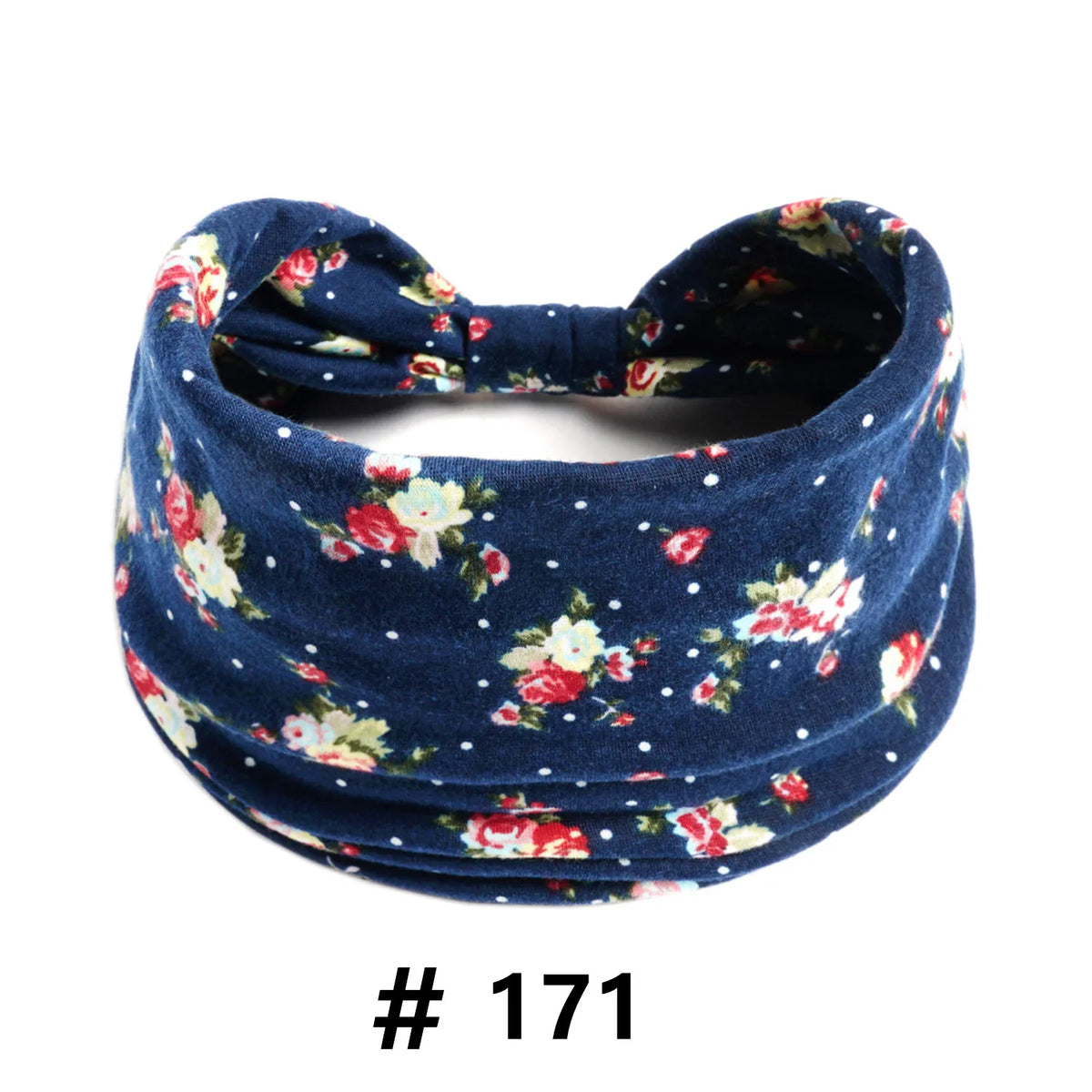 Boho Headbands for Women Cotton Wide Head Bands Stretch Hairband Non Slip Workout Yoga Running Turban Headwrap Hair Accessories