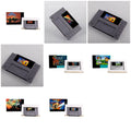 Link 3 Axelay,Aero Fighters 18 Kinds16-Bit Action Game Cartridge With Box for SNES USA/EUR Video Game Console
