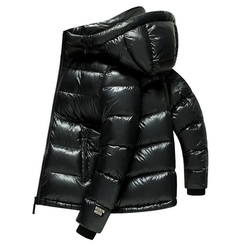 Autumn Winter 90% White duck down New Style Men Down Jacket With Detachable Sleeve Men's Puffer Coat