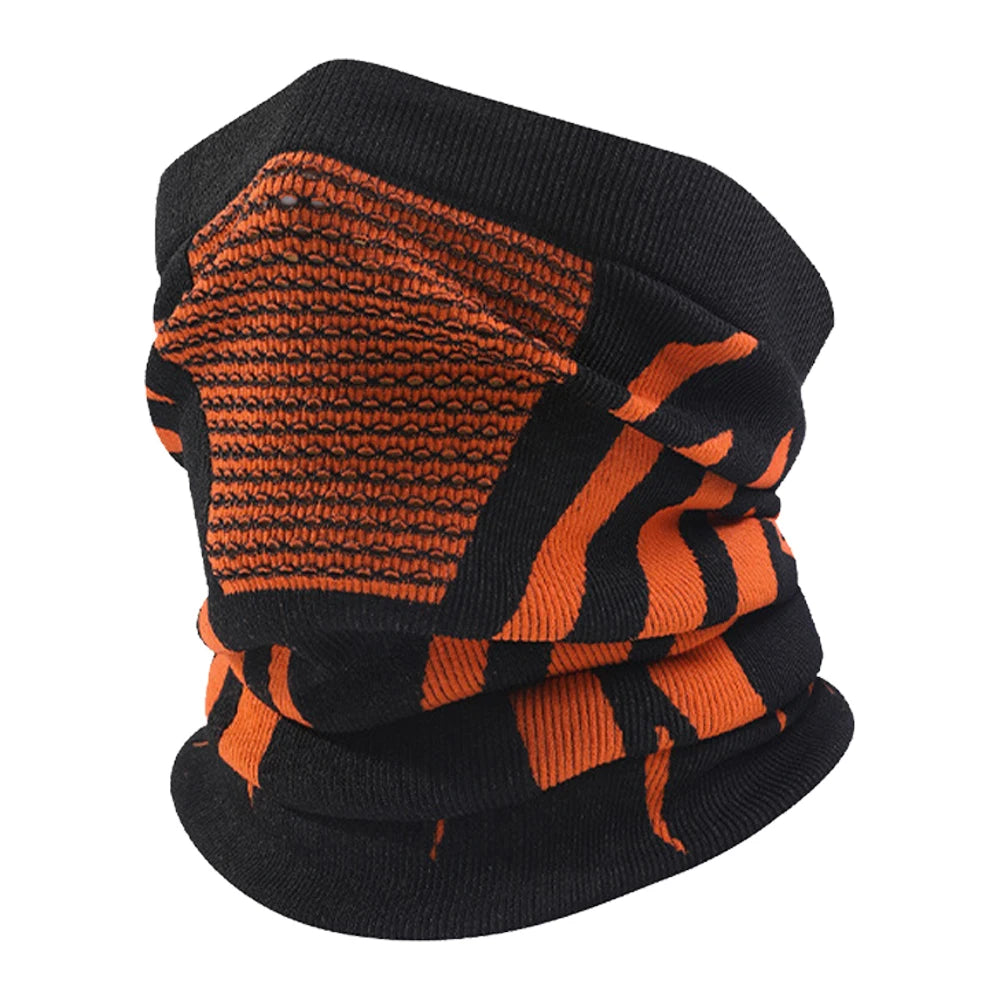 1pc/2pcs/3pcs Unisex Winter Breathable Warm Ski Mask Bike Motorcycle Half Face Mask Scarf Outdoor Hiking Fishing Cycling Mask