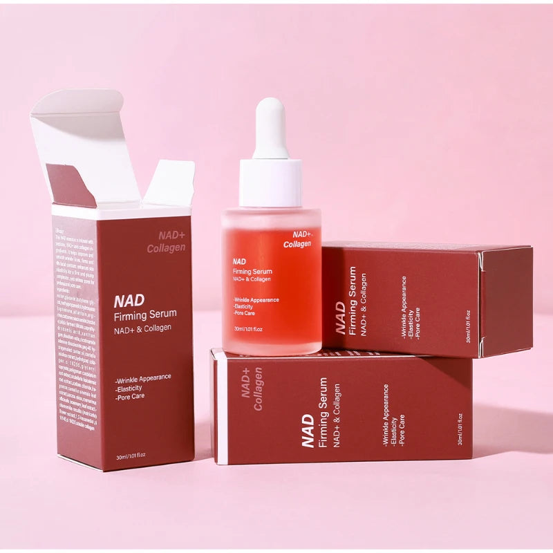Pdrn Pink Peptide Serum Nad+ Collagen Firming Facial Essence Niacinamide Hydrating Serum Improve Elasticity Nourishing Face Care