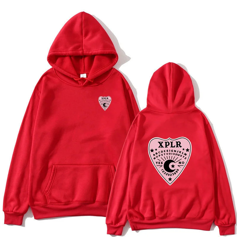 Autumn and Winter Sam and Colby XPLR Men's and Women's Hooded Sportswear Long Sleeve Casual Hoodie Warm Street Clothing Top