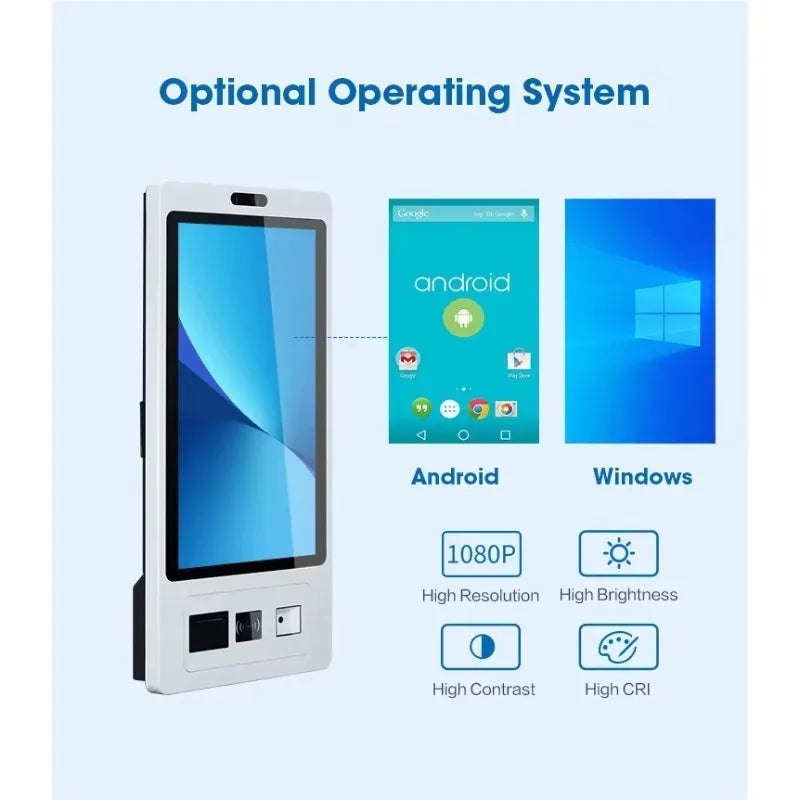 Customizable Touchscreen Self-Service Ordering Terminal for Restaurants OEM/ODM Payment Kiosks at Factory Price