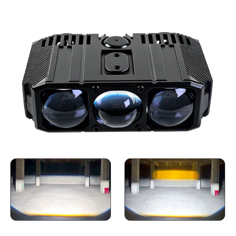 Waterproof Work Light Super Bright 9-80vMini Projector Car LED Light External Auxiliary Light for Car SUV Motorcycle Light