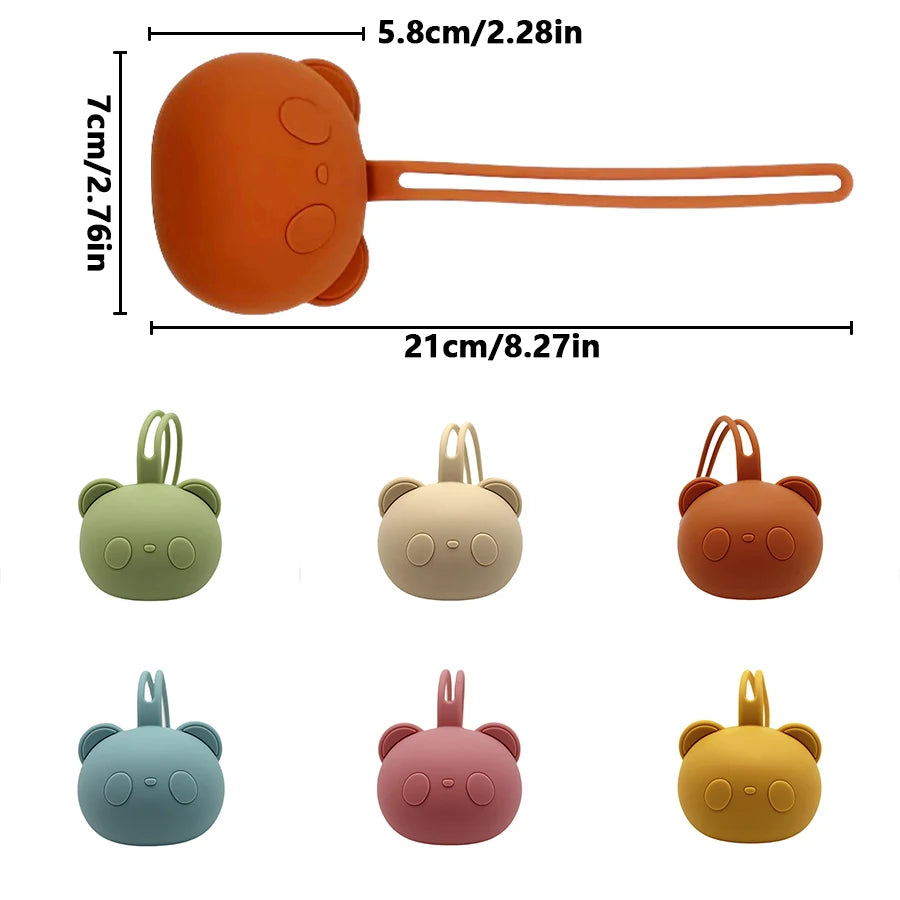Silicone Pacifier Pouch / Pacifier Case / Coin Pouch Silicone Material Suitable for Children's Storage Use