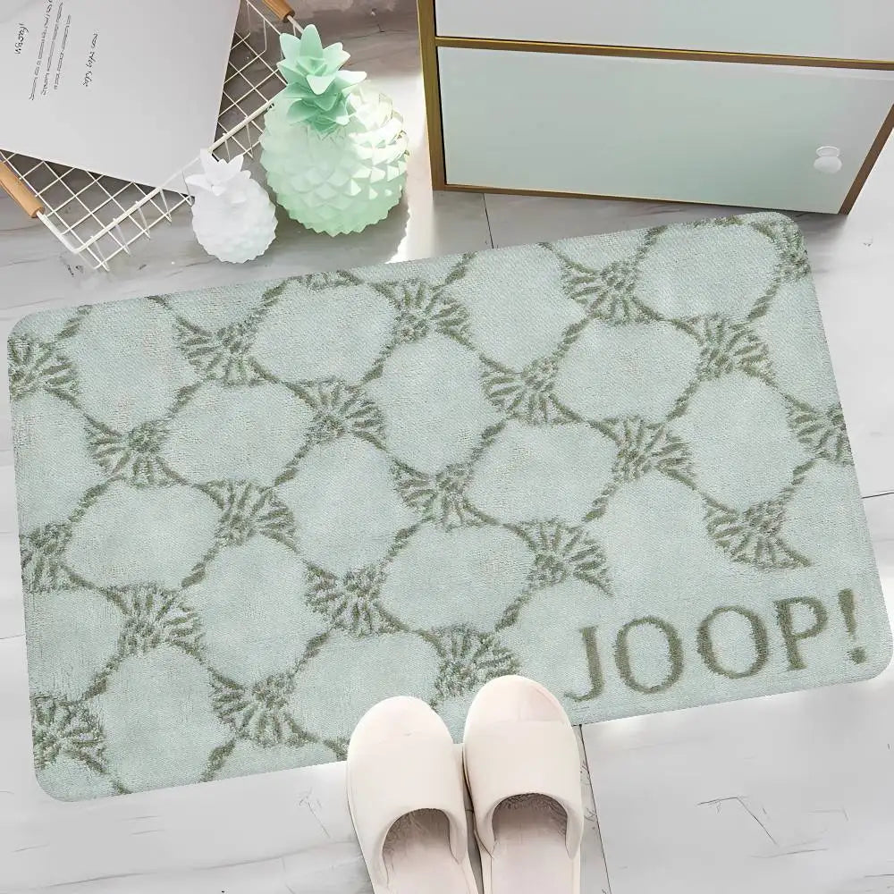 Fashion Brand J-Joop Entrance Door Mat Nordic Style Bedroom Living Room Doormat Home Balcony Anti-Slip Modern Home Decor