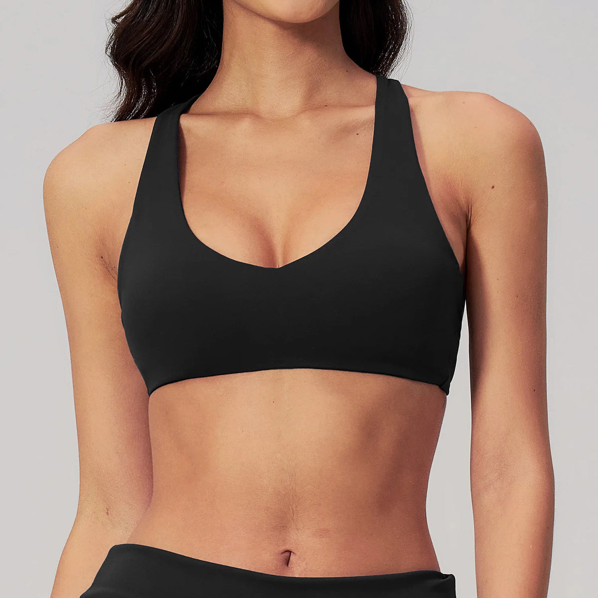 NCLAGEN Sport Bra Women High Support Fitness Brushed Underwear Back Cross Gym Clothes Training Yoga Top Pilates Workout Tank