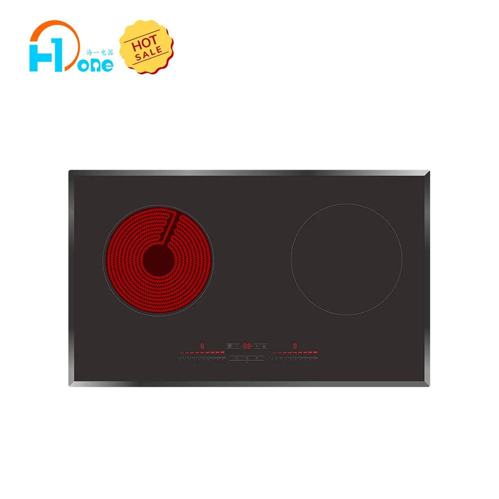 2025 New Trend High Quality Electric 2-Burner Built-In Induction Cooktop for Households Hotels Dormitories