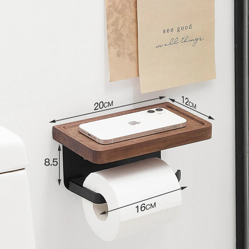 Toilet Tissue Roll Holders Wall Mount with Self  Screw for Small Items,Tissue Holder for Bathroom Kitchen Bedroom