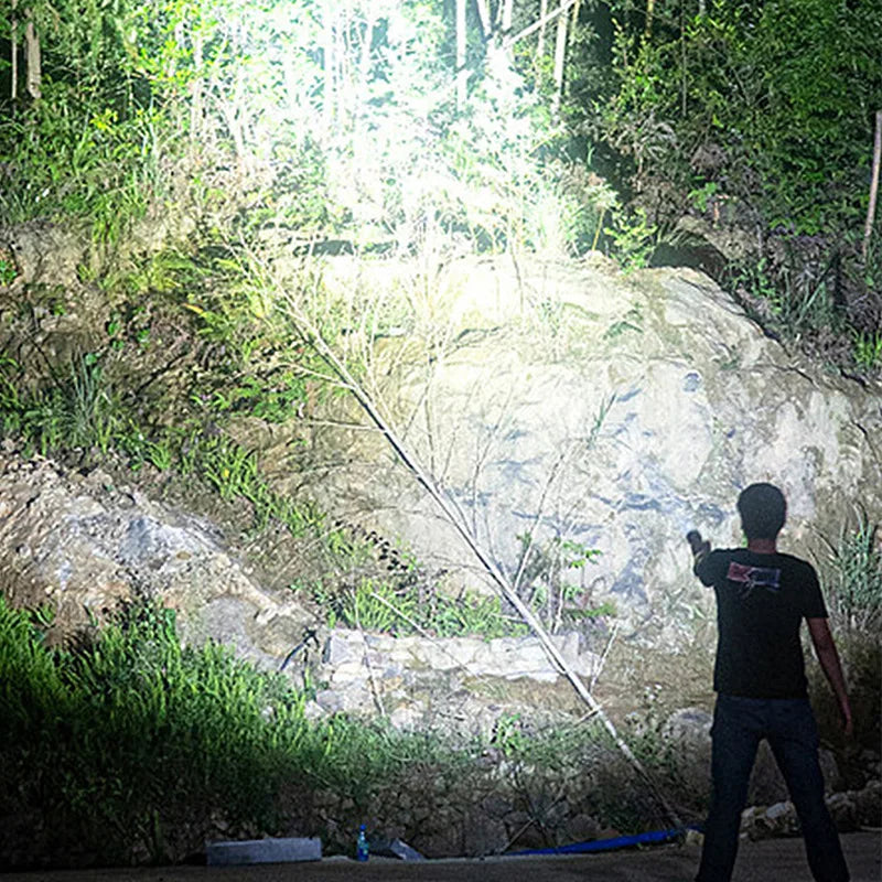 100000LM Powerful Headlamp 1000W Led Sensor Head Flashlight High Power Headlight 18650 Rechargeable Head Lantern Fishing Camping