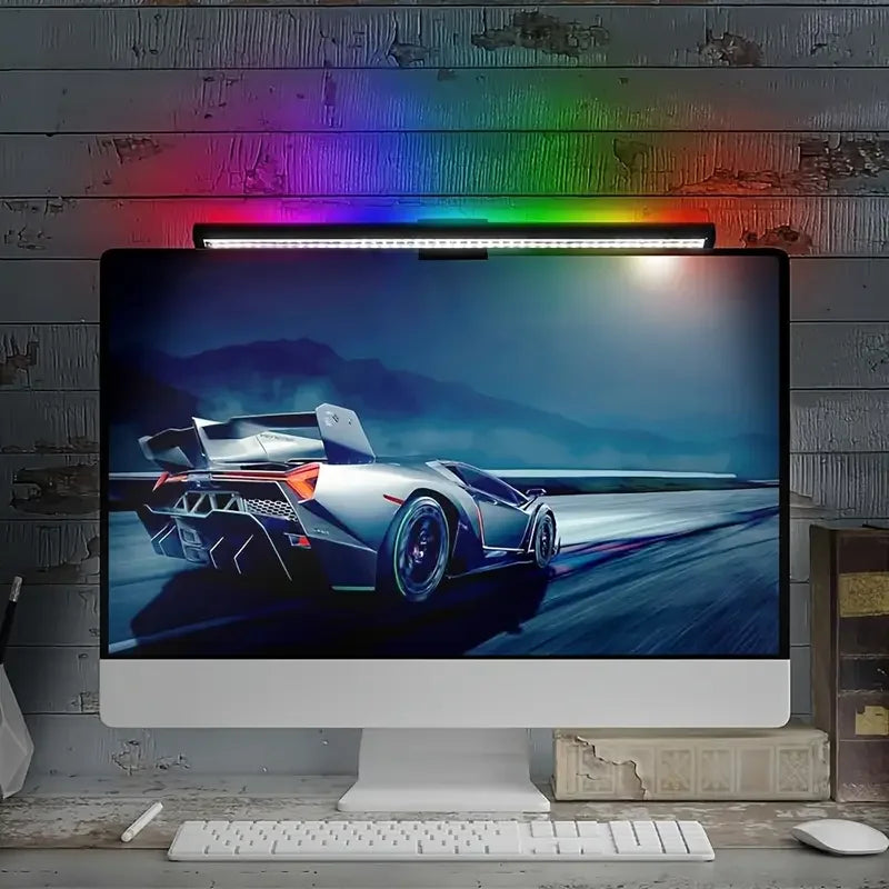 LED Monitor Light Bar RGB Desk Lamp Dimmable Office Eye-caring Table Lamps for Study Reading Computer Screen Hanging Light 40cm