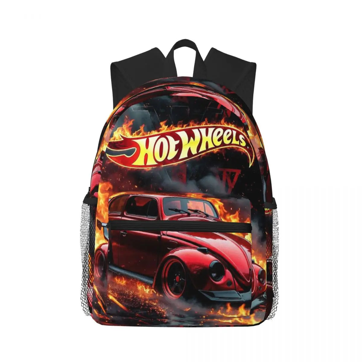 Hot Wheels Race Student Backpack School Bag Hiking Travel Daypack for Men Women Bookbag Shoulder Bags