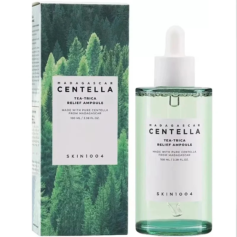 Hot SKIN1004 Madagascar Centella Hyalu-Cica Watery Serum 100ml Lightweight Non-greasy Pore Care Deep Moisture Skincare Skin Type