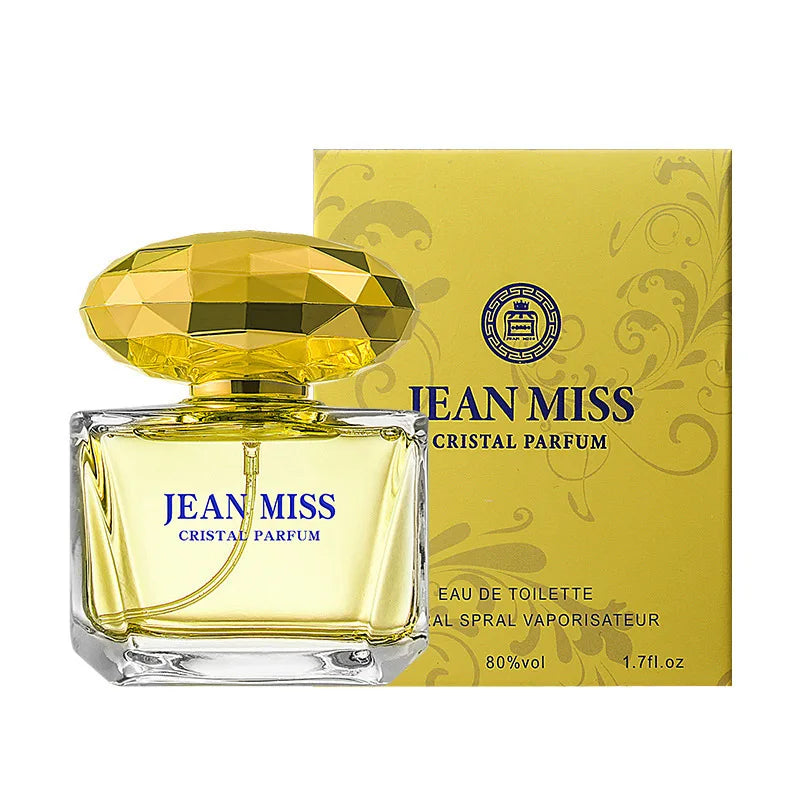 Premium Gift Box – Arabian-Style Pink Crystal Floral Cologne for Women, with Creamy Rose Scent, Made in Vietnam, Southeast Asia