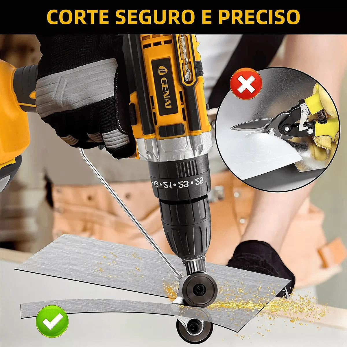 Electric Plate Cutter For Drill With Adapter
