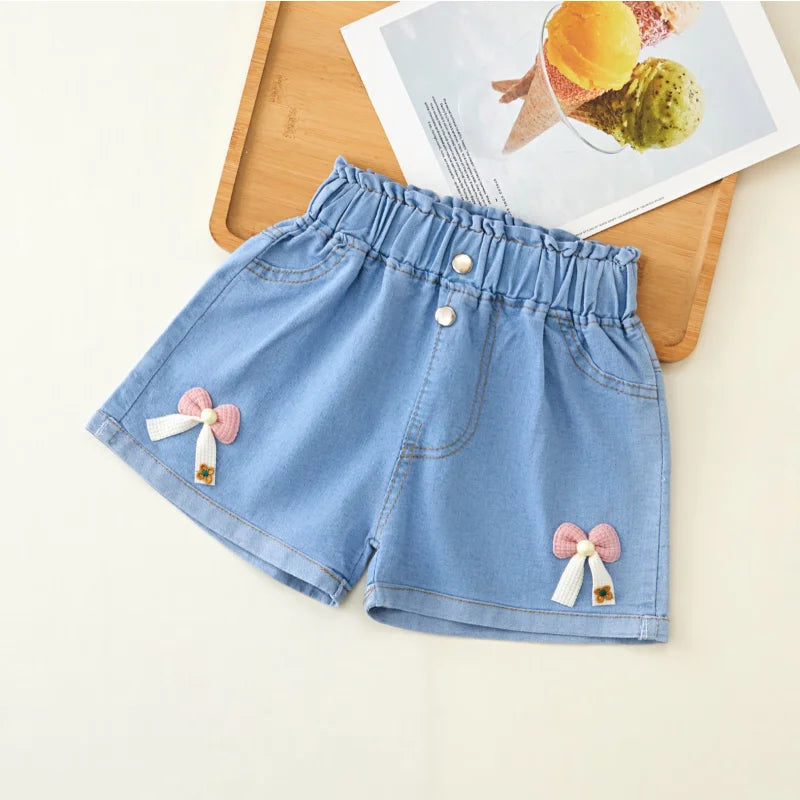 1pcs Kids Baby Summer Cool Cute Denim Clothing Shorts Pants Jeans Clothes Children Girls Casual Short Trousers Infant Bottoms
