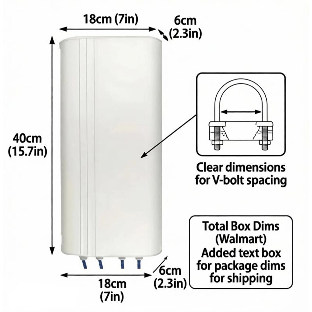 4x4 MIMO 5G/4G LTE & UWB Antenna 698-4000MHz,Compatible AT&T/Verizon/T-Mobile,Support N2/N5/N77/N66/N260