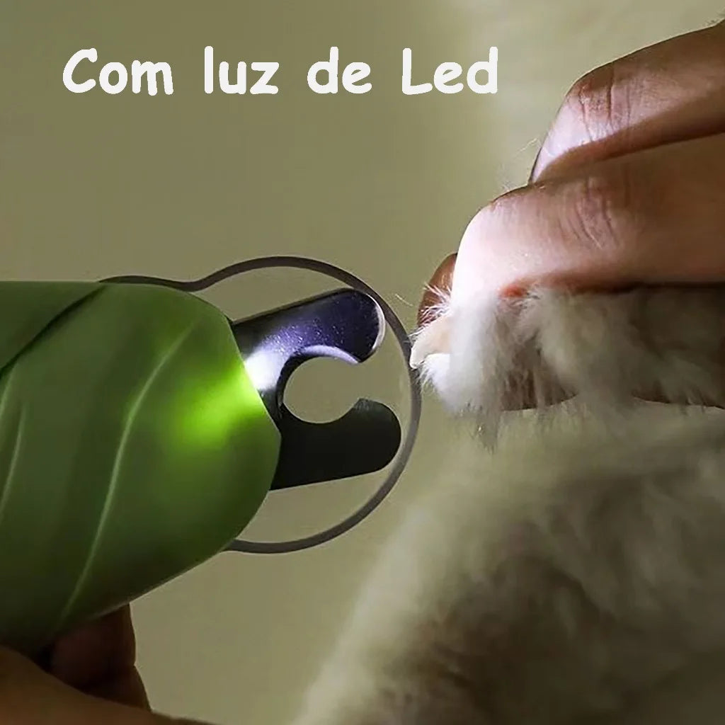 LED Light Dog And Cat Nail Clipper And File with Scissors Complete Pet Grooming Tool for Dogs And Cats