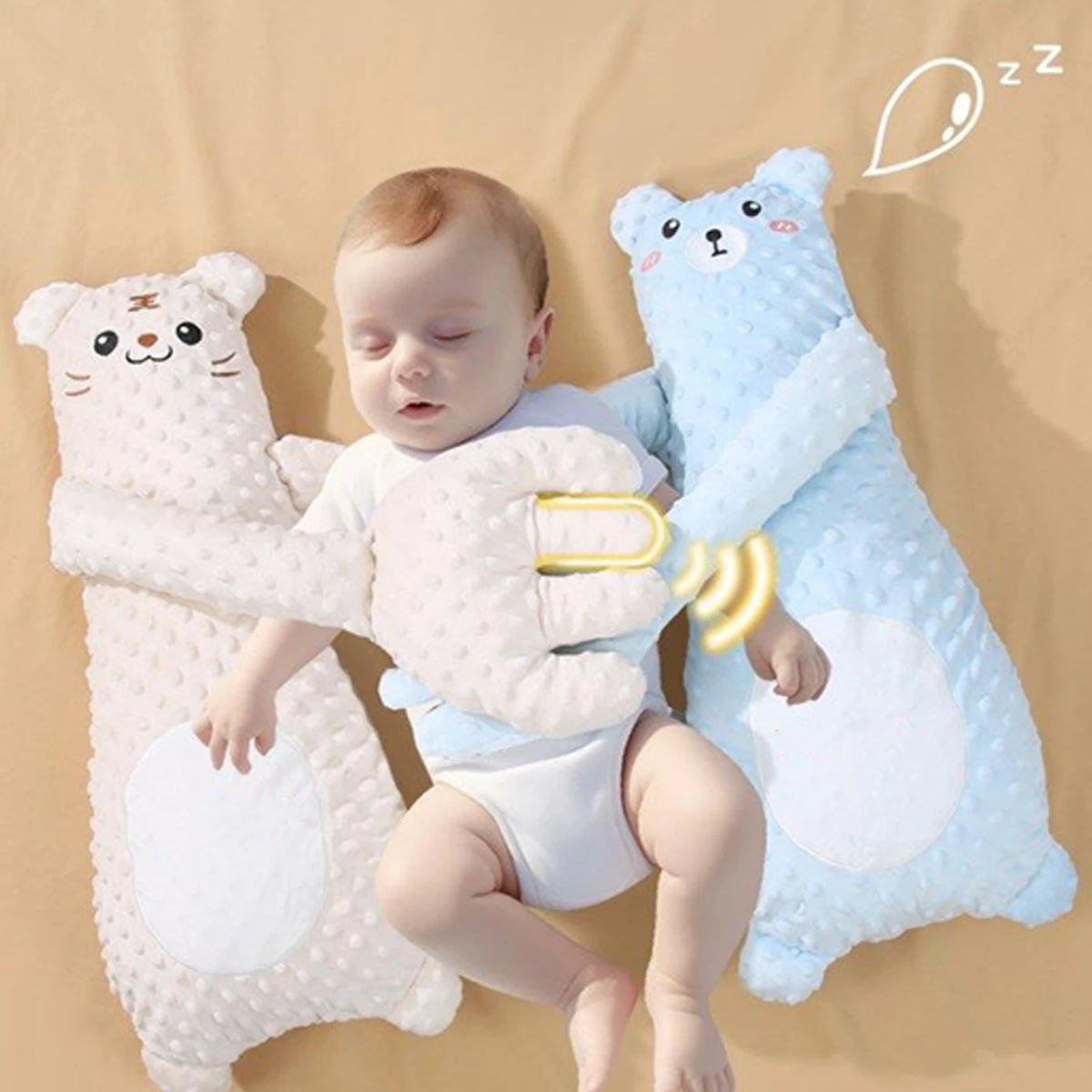 Electric Baby Sleep Patting Doll With Music Remote Control Baby Sleeping Soothing Palm Adjustable Baby Hand Pillow Sleep Pillow