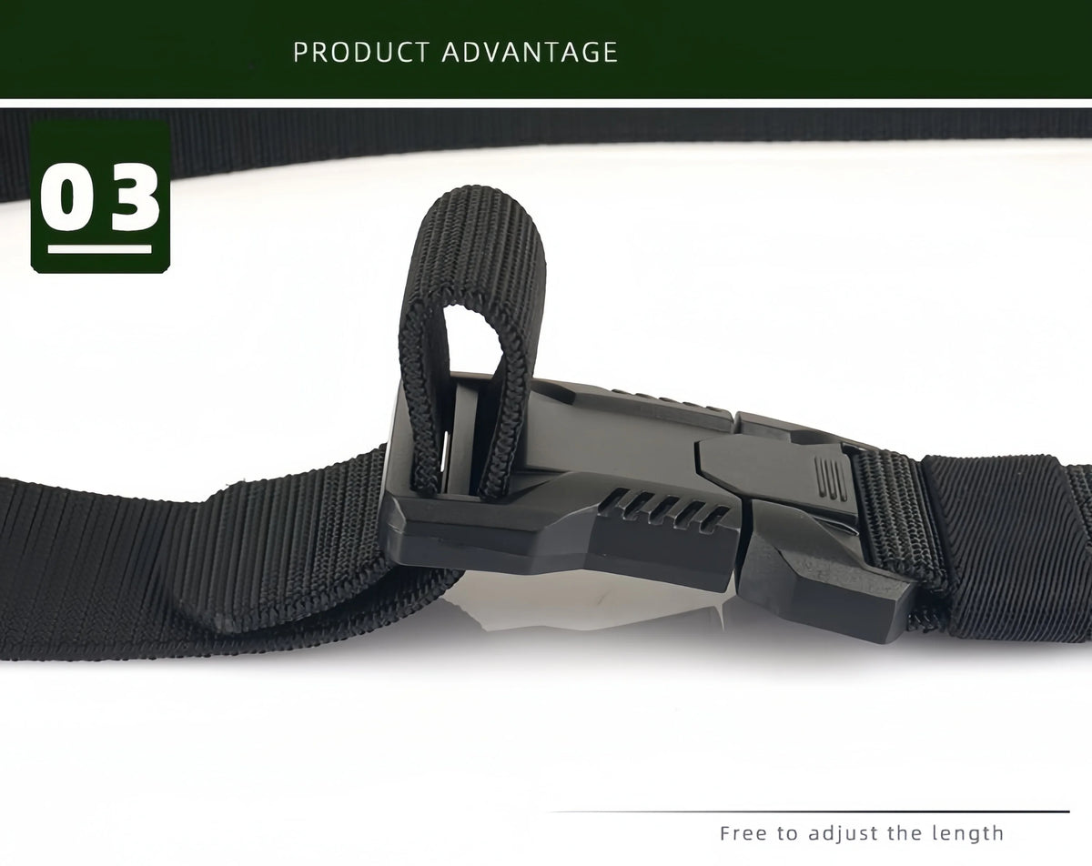 New Unisex Elastic Belt Hard Metal Buckle Quick Release Tough Stretch Nylon Men's Military Tactical Belt Casual Waistband