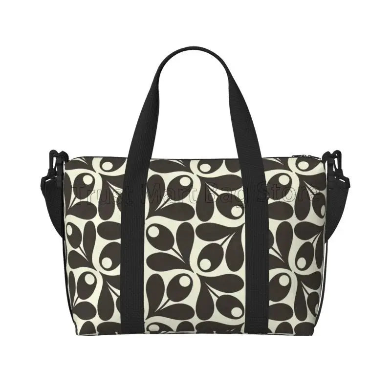 Multi Stem Orla Kiely Folio Travel Duffle Bags Waterproof Weekender Overnight Bag Carry on Shoulder Tote Bags for Sport Gym Yoga