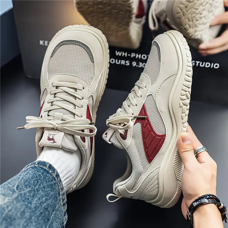 Mens Casual Shoes Wide Toe Box Outdoor Lightweight Running Sneakers Mesh Anti-slip Soft Fashion Men's Shoes