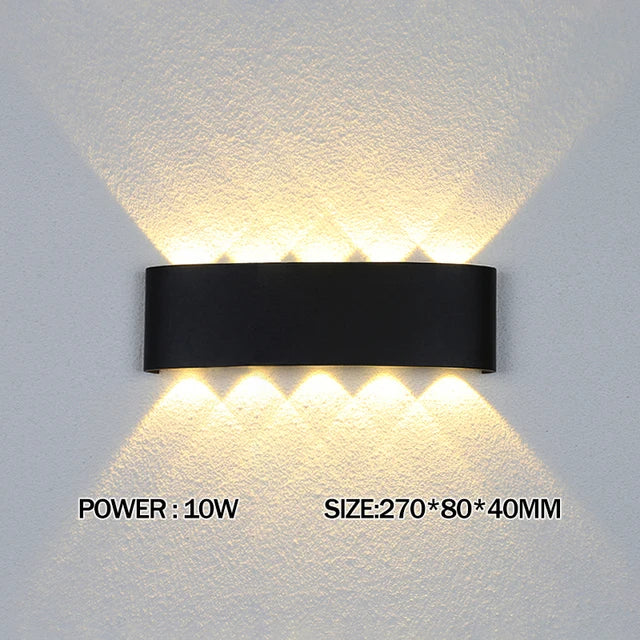 Led Wall Lamps Outdoor Indoor Waterproof IP65 wall lights for home AC110-220V 2/4/6/8/10/12W Garden Lights Outdoor Light decor