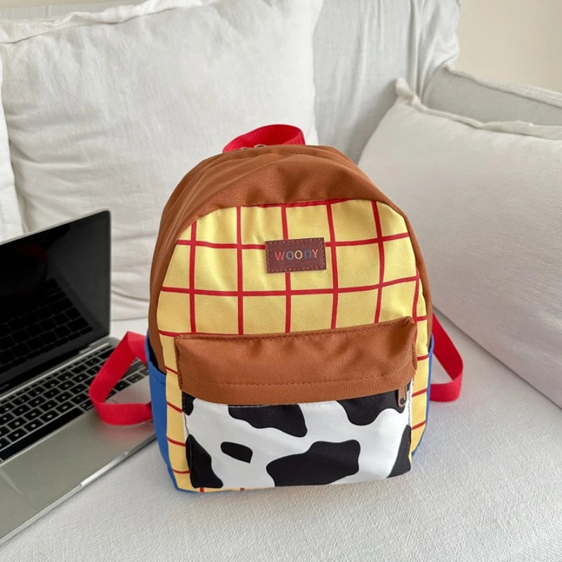 Cartoon Fashionable and Casual Women's Backpack Cute Cow Print Backpack Soft and Durable Fabric Backpack Suitable for Daily Use